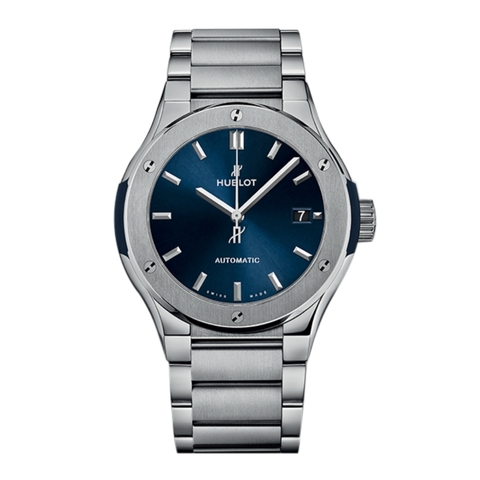 Đồng Hồ Hublot Classic Fusion Blue Titanium Bracelet 45mm 510.NX.7170.NX