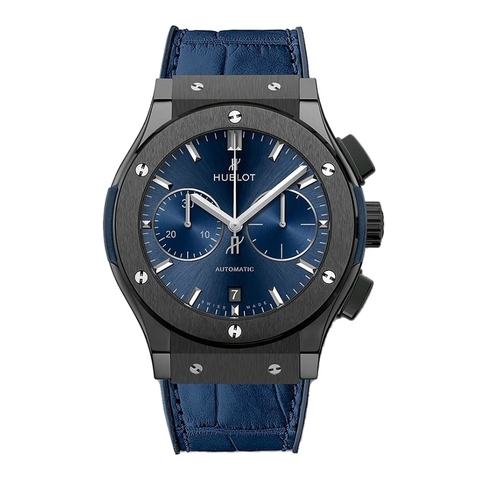 Đồng hồ Hublot Classic Fusion Ceramic Blue Chronograph 45mm 521.CM.7170.LR