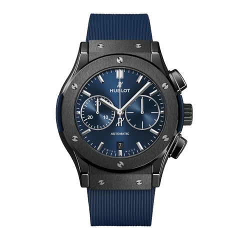 Đồng Hồ Hublot Classic Fusion Ceramic Blue Chronograph 45mm 521.CM.7170.RX