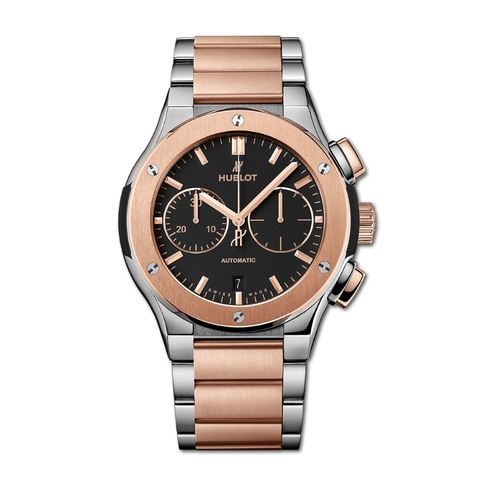 Đồng hồ Hublot Classic Fusion Chronograph Titanium King Gold Bracelet 45mm 520.NO.1180.NO