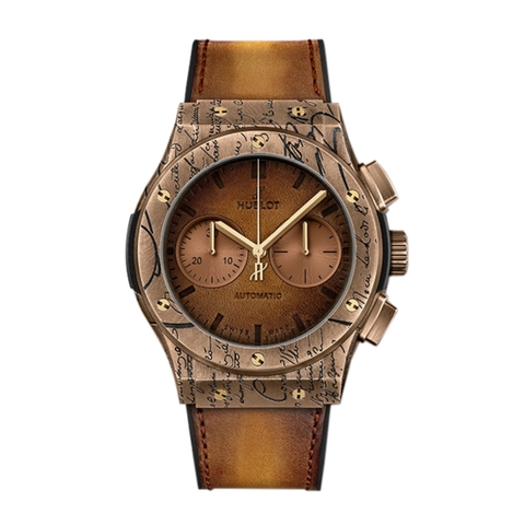 Đồng Hồ Hublot Classic Fusion Chronograph Berluti “Cold Gold” 45mm 521.BZ.05IG.VR.BER19