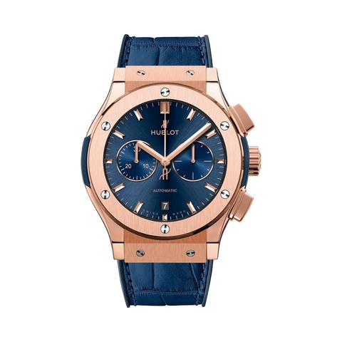 Đồng Hồ Hublot Classic Fusion Chronograph King Gold Blue 45mm 521.OX.7180.LR