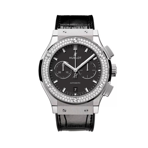 Đồng Hồ Hublot Classic Fusion Chronograph Titanium Diamonds 42mm 541.NX.1171.LR.1104