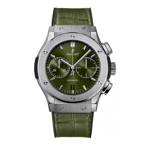 Đồng hồ Hublot Classic Fusion Chronograph Titanium Green 45mm 521.NX.8970.LR
