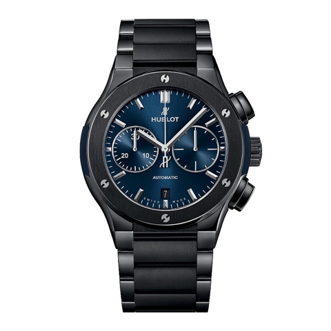 Đồng hồ Hublot Classic Fusion Chronograph Ceramic Blue Bracelet 45mm 520.CM.7170.CM
