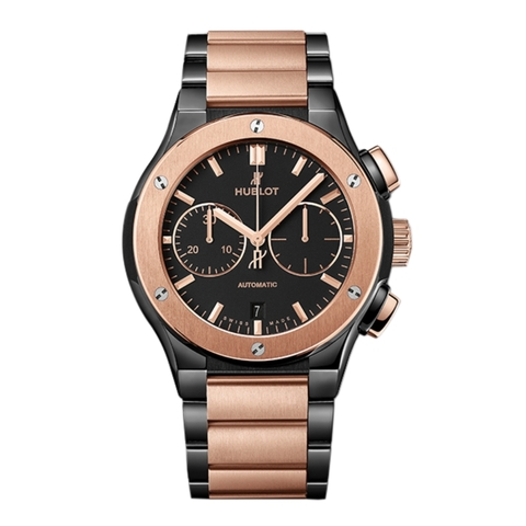 Đồng hồ Hublot Classic Fusion Chronograph Ceramic King Gold Bracelet 45mm 520.CO.1180.CO