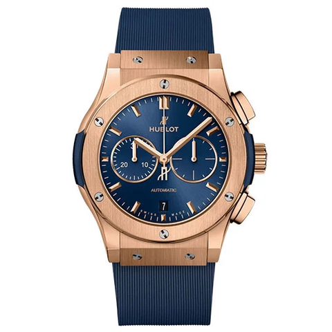 Đồng Hồ Hublot Classic Fusion Chronograph King Gold Blue 42mm 541.OX.7180.RX
