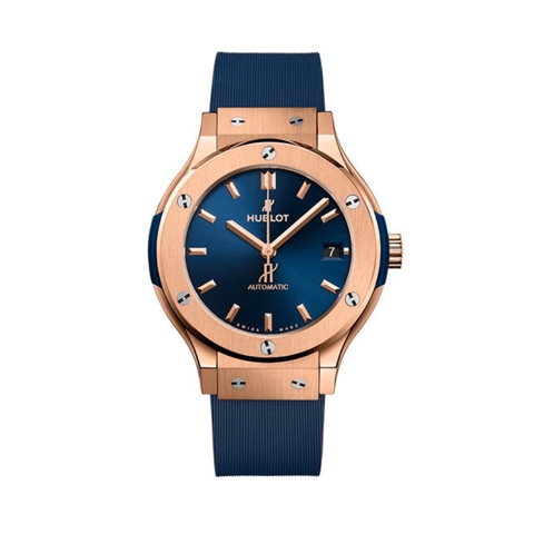 Đồng Hồ Hublot Classic Fusion King Gold Blue 38mm 565.OX.7180.RX