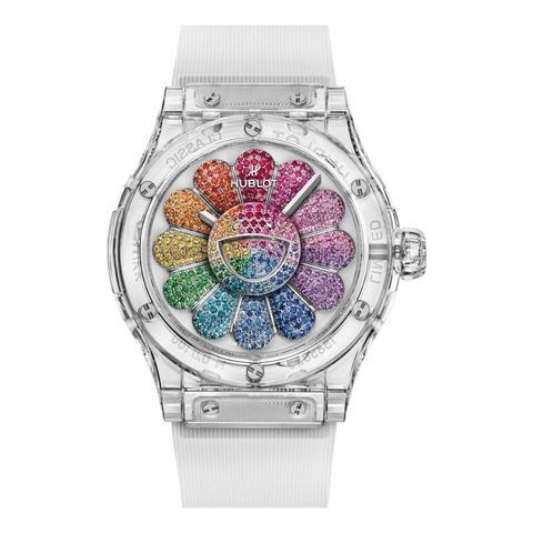 Đồng Hồ Hublot Classic Fusion Takashi Murakami Sapphire Rainbow 45mm 507.JX.0800.RT.TAK21