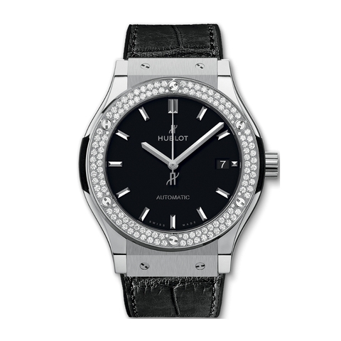 Đồng Hồ Hublot Classic Fusion Titanium Diamonds 45mm 511.NX.1171.LR.1104