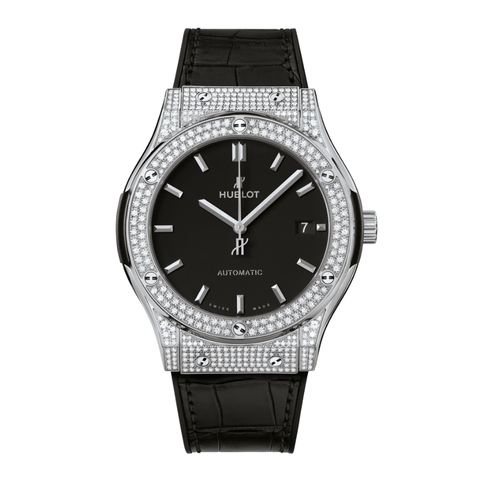 Đồng Hồ Hublot Classic Fusion Titanium Pavé 45mm 511.NX.1171.LR.1704