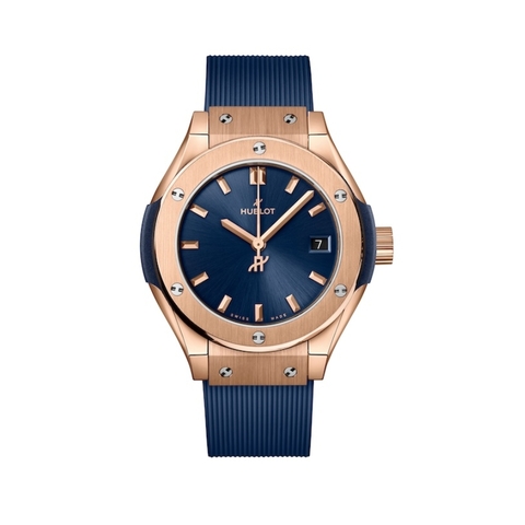 Hublot Classic Fusion King Gold Blue 29mm 591.OX.7180.RX