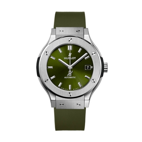 Đồng Hồ Hublot Classic Fusion Titanium Green 38mm 565.NX.8970.RX