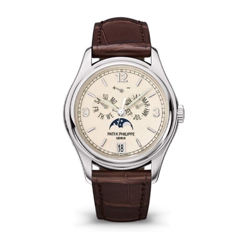Đồng Hồ Patek Philippe Complications Moon Phase 5146G-001 Mặt Số Vàng Kem 39mm