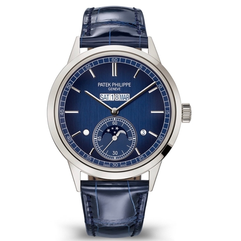 Đồng hồ Patek Philippe In-line Perpetual Calendar 5236P-001 Mặt Số Xanh Đen 41.3mm