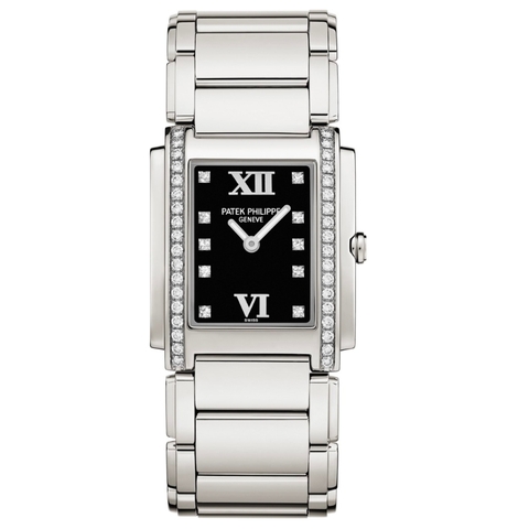 Đồng Hồ Patek Philippe Twenty-4 Stainless Steel Black Dial 4910/10A-001