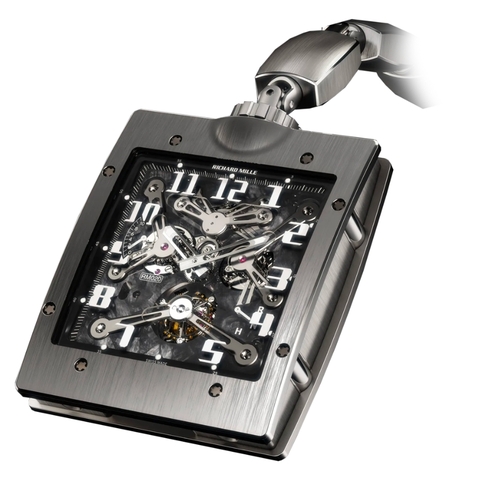 Đồng Hồ Richard Mille RM 020 Manual Winding Tourbillon Pocket Watch