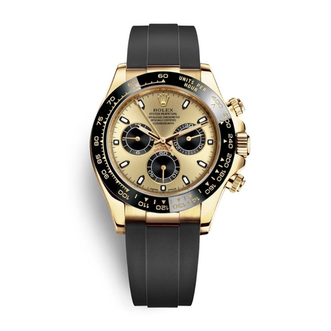 Đồng Hồ Rolex Cosmograph Daytona 40 116518ln-0048 Mặt Số Vàng Dây Đeo Oysterflex