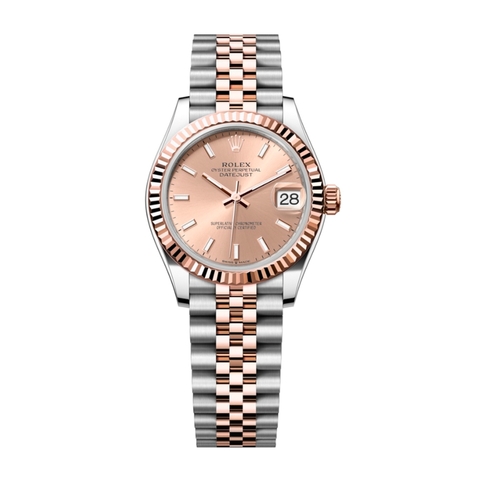 Đồng Hồ Rolex Datejust 31 278271-0010 Pink Mặt Số Phấn Hồng Cũ Đã Qua Sử Dụng Like New 99%
