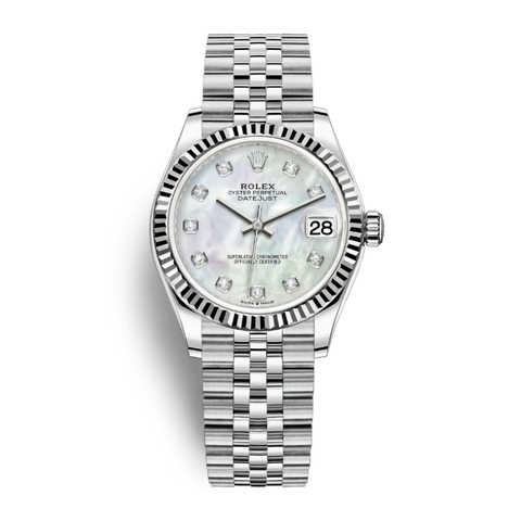 Đồng Hồ Rolex Datejust 31 278274-0006 Mother Of Pearl Mặt Số Khảm Trai Cũ Đã Qua Sử Dụng Like New 99%