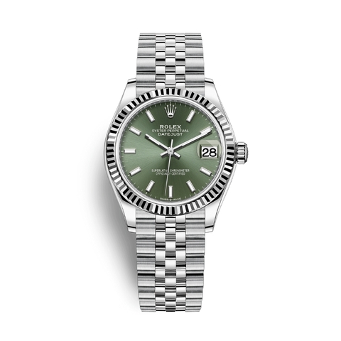 Đồng Hồ Rolex Datejust 31 278274-0018 Mặt Số Xanh Olive Dây Đeo Jubilee Thép