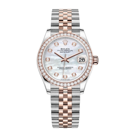 Đồng Hồ Rolex Datejust 31 278381RBR-0026 Mother Of Pearl Mặt Số Khảm Trai Cũ Đã Qua Sử Dụng Like New 99%