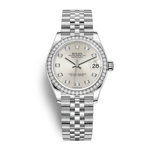 Rolex Datejust 31 278384RBR-0034 Mặt Số Bạc