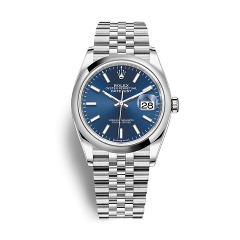 Đồng Hồ Rolex Datejust 36 126200-0005 Mặt Số Xanh Sáng Dây Đeo Jubilee