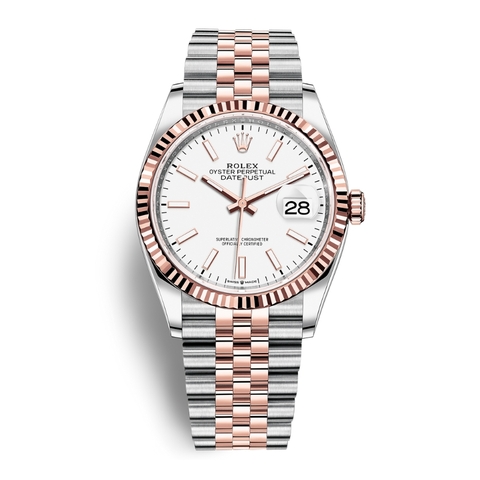 Đồng Hồ Rolex Datejust 36 Mặt Số Trắng 126231-0017
