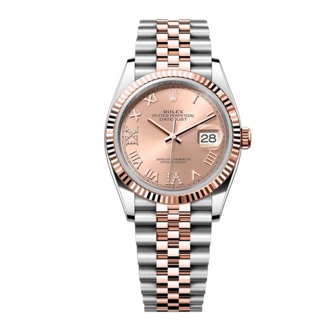 Đồng Hồ Rolex Datejust 36 Mặt Số Pink Roman 126231-0027
