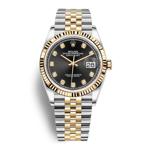 Đồng Hồ Rolex Datejust 36 126233-0021 Black Dial Mặt Số Đen Cũ Đã Qua Sử Dụng Like New 99%