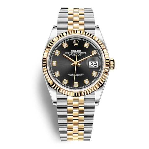 Đồng Hồ Rolex Datejust 36 Mặt Số Đen 126233-0021