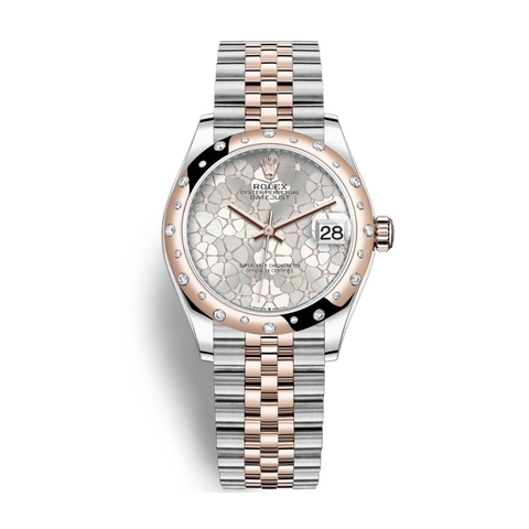 Đồng Hồ Rolex Datejust 31 278341 Mặt Số Hoạ Tiết Hoa