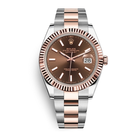 Đồng Hồ Rolex Datejust 41 126331 Mặt Số Chocolate