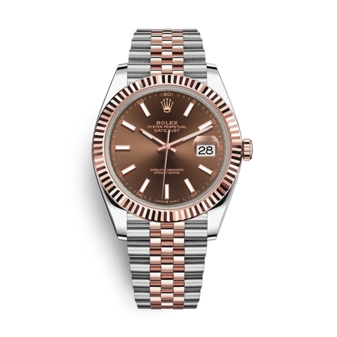 Đồng Hồ Rolex Datejust 41 Mặt Số Chocolate 126331-0002
