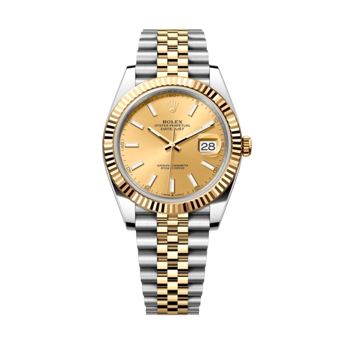 Đồng Hồ Rolex Datejust 41 Mặt Số Vàng 126333-0010