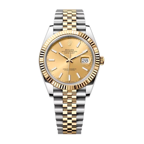 Đồng Hồ Rolex Datejust 41 126333-0010 Champagne Mặt Số Vàng Cũ Đã Qua Sử Dụng Like New 99%
