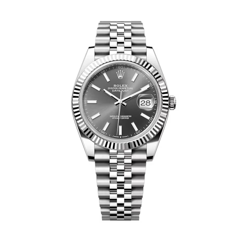 Đồng Hồ Rolex Datejust 41 Mặt Số Xám 126334-0014
