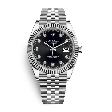 Đồng Hồ Rolex Datejust 41 126334-0012 Black Dial Mặt Số Đen Cũ Đã Qua Sử Dụng Like New 99%