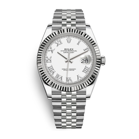 Đồng Hồ Rolex Datejust 41 Mặt Số Trắng 126334-0024