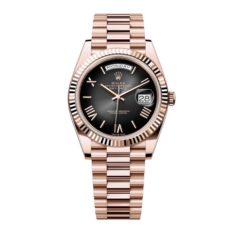 Đồng Hồ Rolex Day-Date 40 228235 Mặt Số Xám Đen