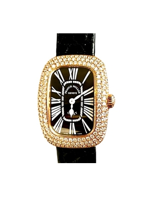 Franck Muller Galet Mặt Số Đen 3002 S QZ R D3.