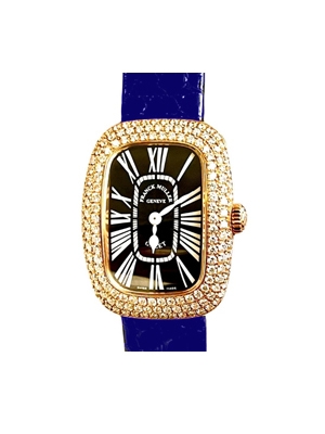 Đồng Hồ Nữ Franck Muller Galet Mặt Số Đen-3002 S QZ R D3  N015