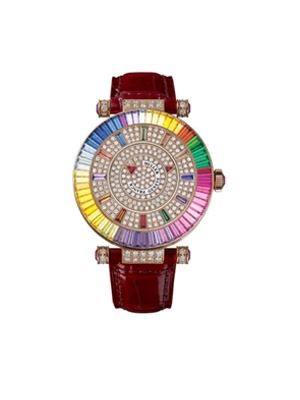 Franck Muller Round Double Mystery Quatre Saiton Rose Gold