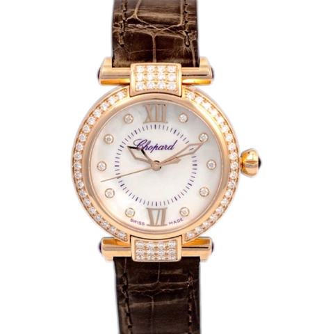 Đồng Hồ Nữ Chopard Imperiale Automatic Mặt Số Xà Cừ 18K Vàng Hồng