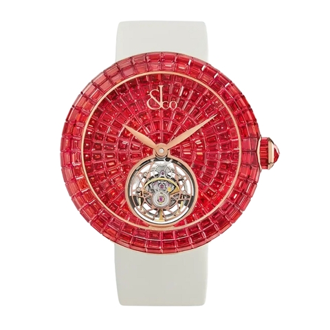 Jacob & Co. Brilliant Flying Tourbillon Orange Sapphires II Rose Gold BT546.40.BO.BO.A