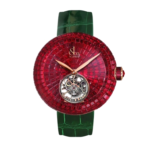 Jacob & Co. Brilliant Flying Tourbillon Rubies Rose Gold BT546.40.BR.BR.A