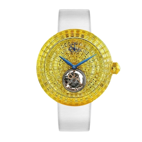Jacob & Co. Brilliant Flying Tourbillon Yellow Sapphires Rose Gold BT543.50.BY.BY.B