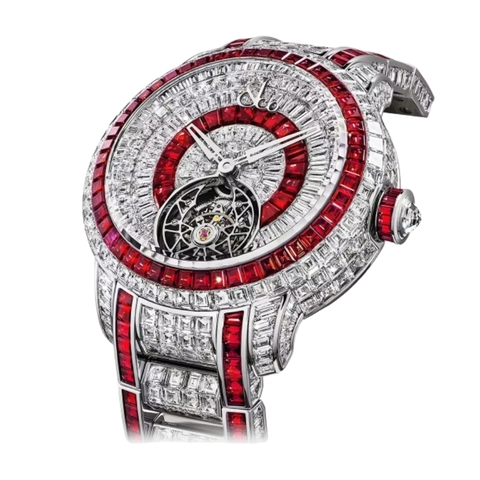Jacob & Co. Caviar Tourbillon White Diamonds &  Rubies CV300.30.BD.DR.A30BA