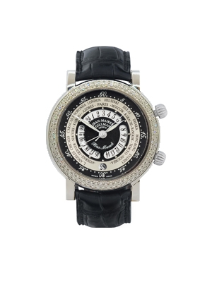 Đồng Hồ Nam  Jean-Mairet & Gillman Hora Mundi Black with Diamonds Limited Edition (Pre-Owned)